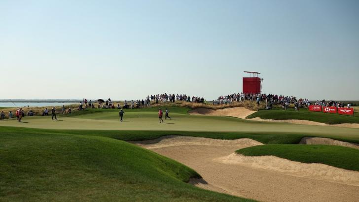 Abu Dhabi HSBC Championship 2025 golf course 